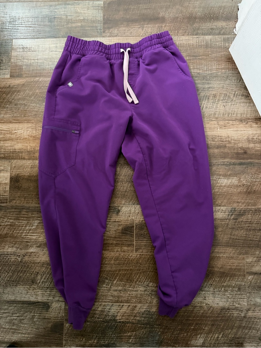 FIGS Purple Technical High-Waisted Scrub Pants